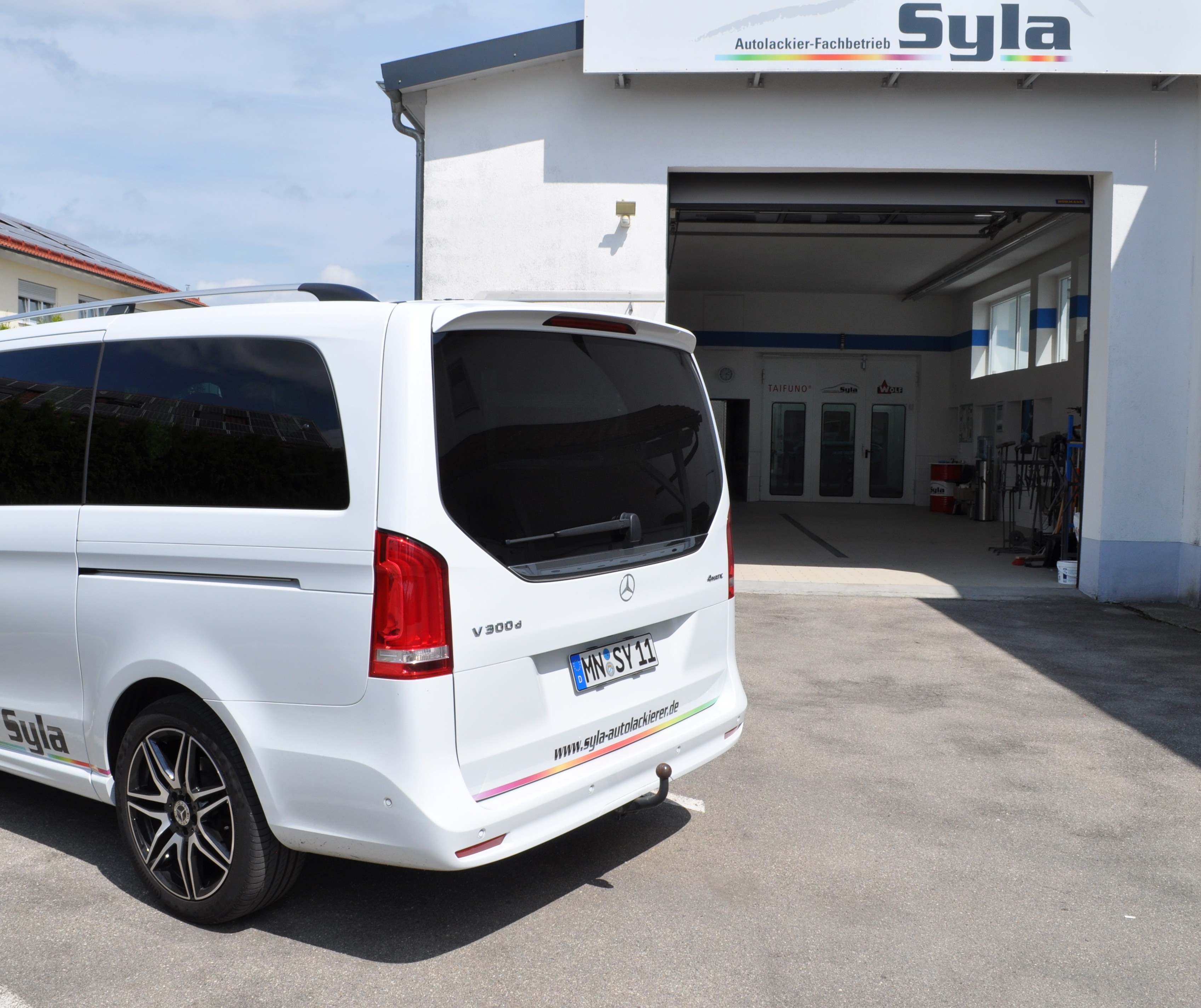 Unsere Lackierkabine